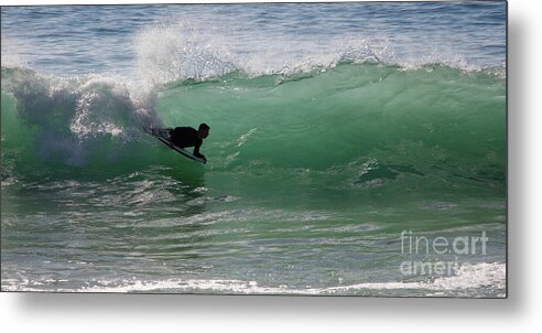Body Surfer Metal Print featuring the photograph Body Surfer by Jim Gillen