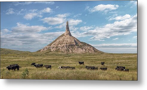 Chimney Rock Metal Print featuring the photograph Chimney Rock by Susan Rissi Tregoning