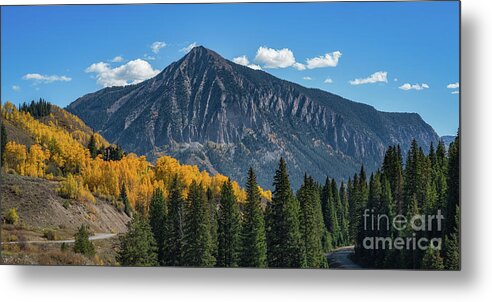 Crested Butte Metal Print featuring the photograph Crested Butte Mountain by Michael Ver Sprill