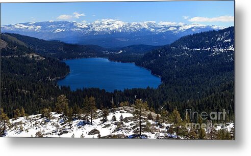 Donner Metal Print featuring the photograph Donner Lake by Thomas Marchessault