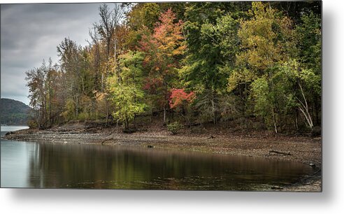 Cave Run Lake Metal Print featuring the photograph Stoney Cove Colors by Randall Evans