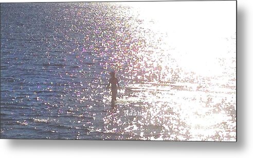 Female In The Ocean Metal Print featuring the photograph From the Sea Detail by Felipe Adan Lerma