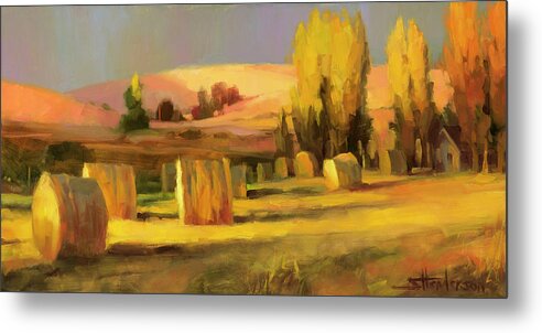 Country Metal Print featuring the painting Homeland 3 by Steve Henderson