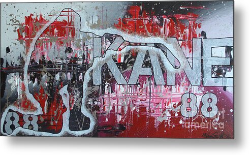 Kaner Metal Print featuring the painting Kaner 88 by Melissa Jacobsen