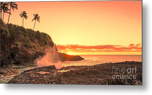 Kauai Metal Print featuring the photograph Lihu'e Sunrise by Gary Beeler