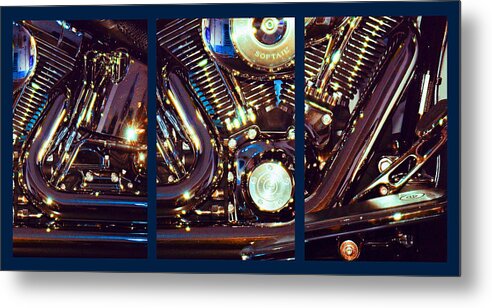 Abstract Metal Print featuring the photograph Mechanism by Steve Karol
