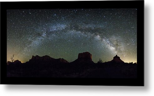Bell Rock Metal Print featuring the photograph Milky Way Over Bell by Tom Kelly