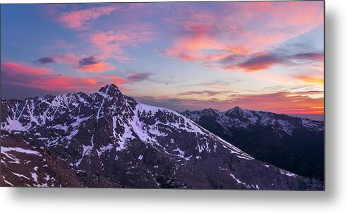 Fabulous Metal Print featuring the photograph Mount of the Holy Cross Panorama by Aaron Spong