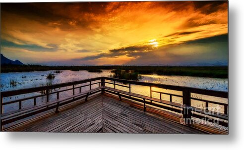 Khao Sam Roi Yot Metal Print featuring the photograph National Park Sunset by Adrian Evans