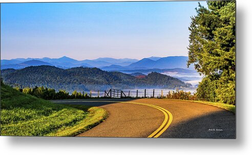 Blue Ridge Parkway Metal Print featuring the photograph Parkway Morning Vista by Dale R Carlson