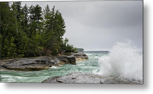 Pictured Rocks Metal Print featuring the photograph Pictured Rocks 1 by Steve L'Italien