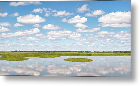 Kansas Metal Print featuring the photograph Reflected Clouds - 01 by Rob Graham