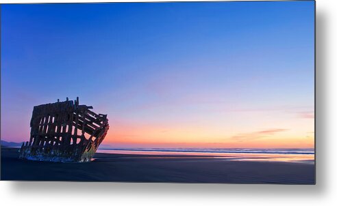 Peter Iredale Metal Print featuring the photograph Serenity by Dan Mihai