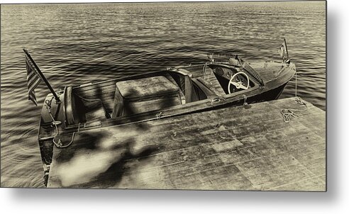 1958 Chris-craft Continental Metal Print featuring the photograph The Classic 1958 chris craft by David Patterson