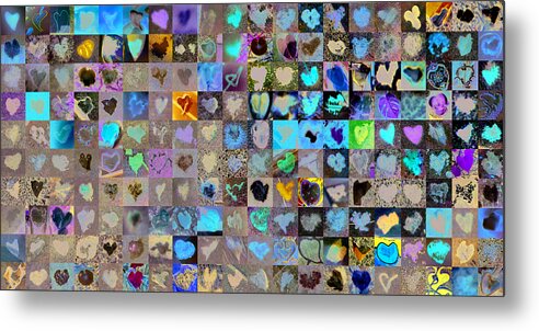 Heart Images Metal Print featuring the photograph Two Hundred and One Hearts by Boy Sees Hearts