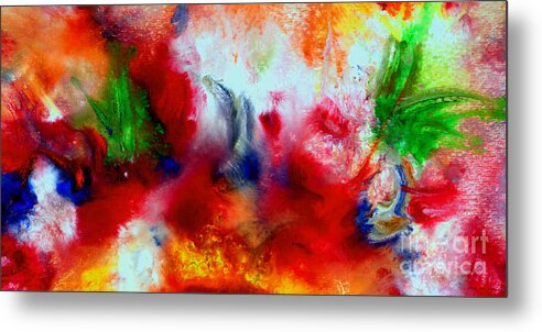 Martha Metal Print featuring the painting Watercolor Abstract Series G1015A by Mas Art Studio