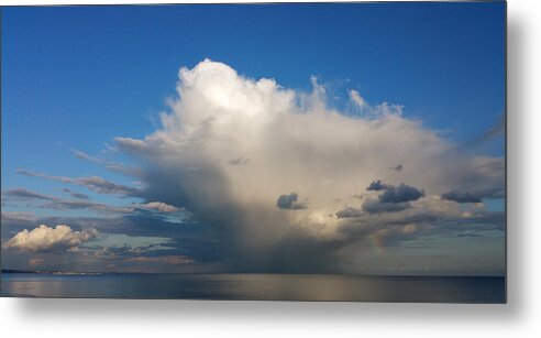 Cloud Metal Print featuring the photograph Worthing Cloudscape1 by John Topman