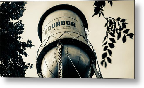 America Metal Print featuring the photograph Bourbon Cellar Sepia Panorama by Gregory Ballos