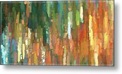 Squares Metal Print featuring the digital art It's Full of Squares by David Manlove
