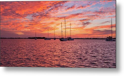 Florida Metal Print featuring the photograph Key West Sunset by Mark Duehmig