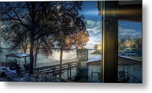 Grand Lake Metal Print featuring the photograph Morning in Winter by David Wagenblatt