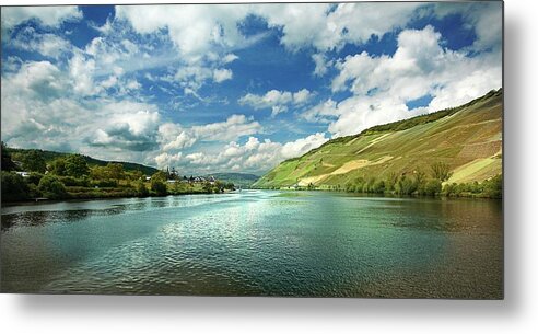 Scenics Metal Print featuring the photograph Mosel River by Merlin