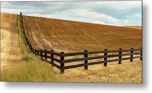 Landscapes Metal Print featuring the photograph Property Lines by Claude Dalley