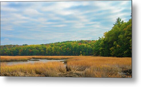Maine Metal Print featuring the photograph The Color of Edgecomb by Tim Kathka