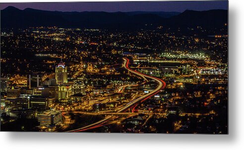 View Metal Print featuring the photograph View of Roanoke by Julieta Belmont