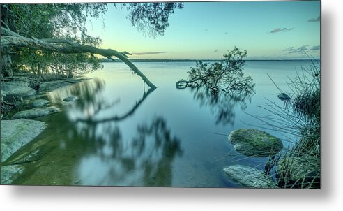 Lake Metal Print featuring the photograph 1807set by Nicolas Lombard