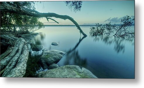 Lake Metal Print featuring the photograph 1807set3 by Nicolas Lombard