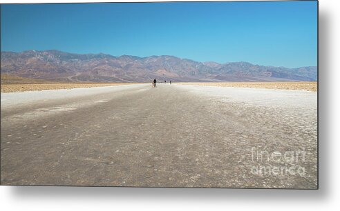 Arid Climate Metal Print featuring the photograph Badwater Basin in Death Valley National Park, California #7 by Hanna Tor