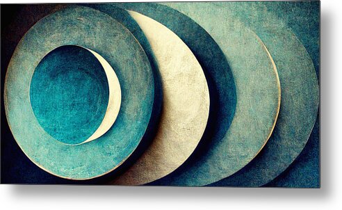 Abstract Metal Print featuring the digital art Abstract #61 by Craig Boehman