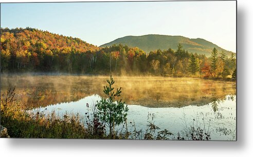 Fall Metal Print featuring the photograph Adirondacks Autumn at Tupper Lake 3 by Ron Long Ltd Photography