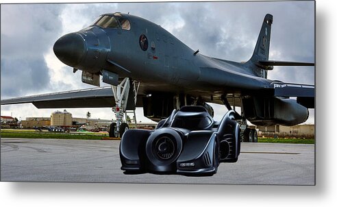 Aviation Metal Print featuring the digital art Dark Knight Of Dyess by Peter Chilelli