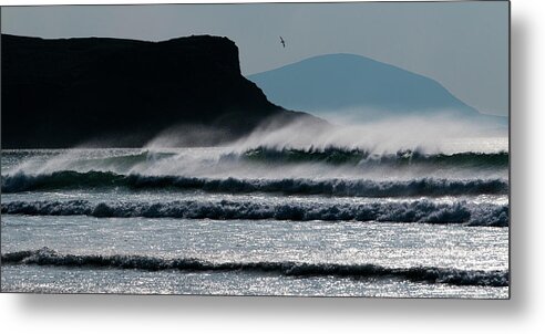 Falcarragh Metal Print featuring the photograph Waves - Horn Head, Donegal by John Soffe