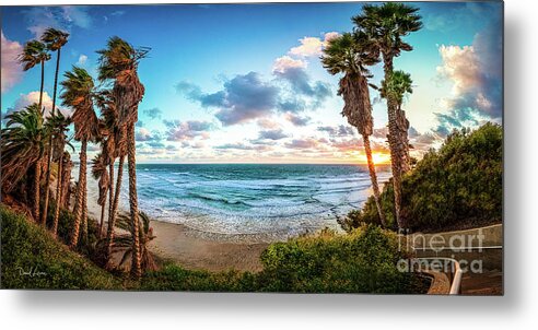 Beach Metal Print featuring the photograph High Winds at Swami's Beach by David Levin