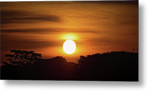 Bolivia Metal Print featuring the photograph Laguna Victoria Sunset by Ron Dubin