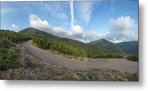 Mount Metal Print featuring the photograph Mount Washington Auto Road Panorama by White Mountain Images