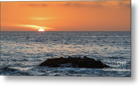  Metal Print featuring the photograph Ocean Sunset by Vincent Bonafede