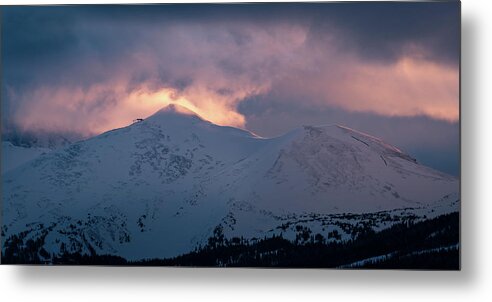 Mountains Metal Print featuring the photograph Peak 8 by Stephen Holst