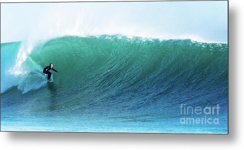 Surfer Metal Print featuring the photograph Surfing Three Bears 01 by Rick Piper Photography