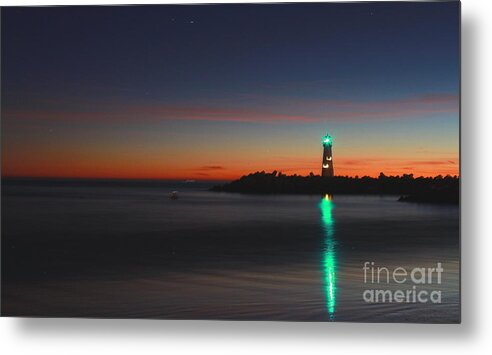 Lighthouse Metal Print featuring the photograph Lighthouse 6 by Theresa Ramos-DuVon