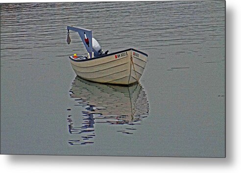 Boat Metal Print featuring the photograph Solitary by Lily K