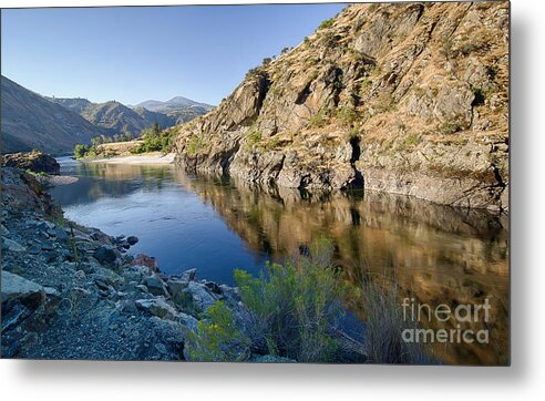 Idaho Metal Print featuring the photograph Salmon River Canyon #2 by Idaho Scenic Images Linda Lantzy