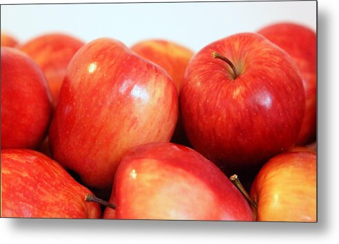 Apple Metal Print featuring the photograph An Apple a Day by Imagery-at- Work