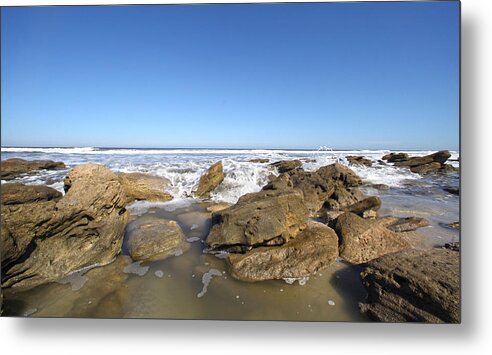 Silhouette Metal Print featuring the photograph In the Rocks by Robert Och