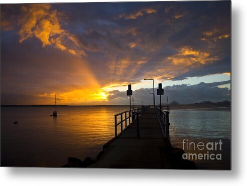 Sunrise Metal Print featuring the photograph Salamander Bay sunrise by Sheila Smart Fine Art Photography