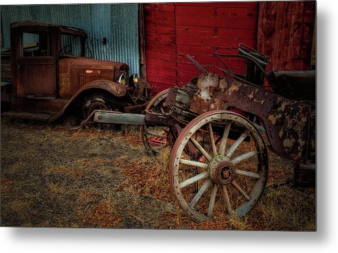 Forgotten Metal Print featuring the photograph Forgotten by Thomas Hall