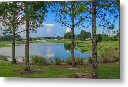  Golf Course Metal Print featuring the photograph Tee Time #1 by Dennis Dugan